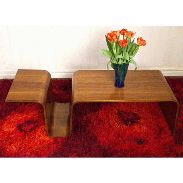 Swedish Walnut Coffee Table by Jonas Ihreborn for Swedese, 2000s For Sale - Image 9 of 11