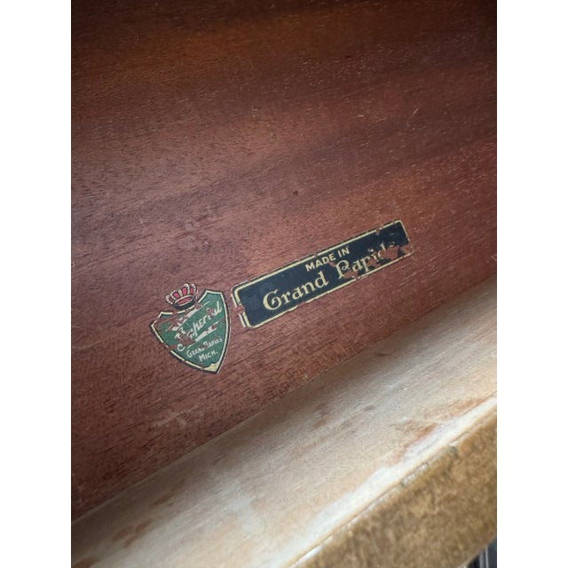 Rapids Furniture Company Americana Wood Bar/Dessert Cart For Sale - Image 4 of 10