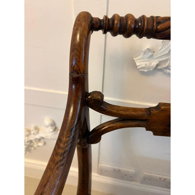 Antique Regency Mahogany Dining Chairs with Cane Seats, Five Singles & One Carver, 1830s, Set of 6 For Sale - Image 11 of 18