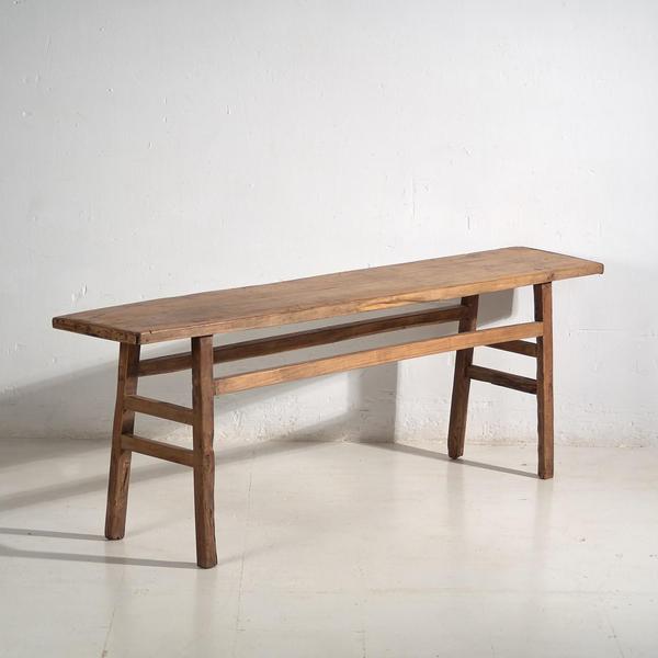 Antique Wood Console Table, 1900s For Sale - Image 15 of 15