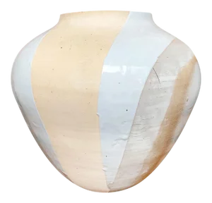 Thom Lussier Colorblock Glaze Ceramic Vessel #3
