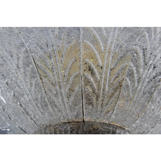 Glass Murano Glass Florwer Chandelier, 1970s For Sale - Image 7 of 11