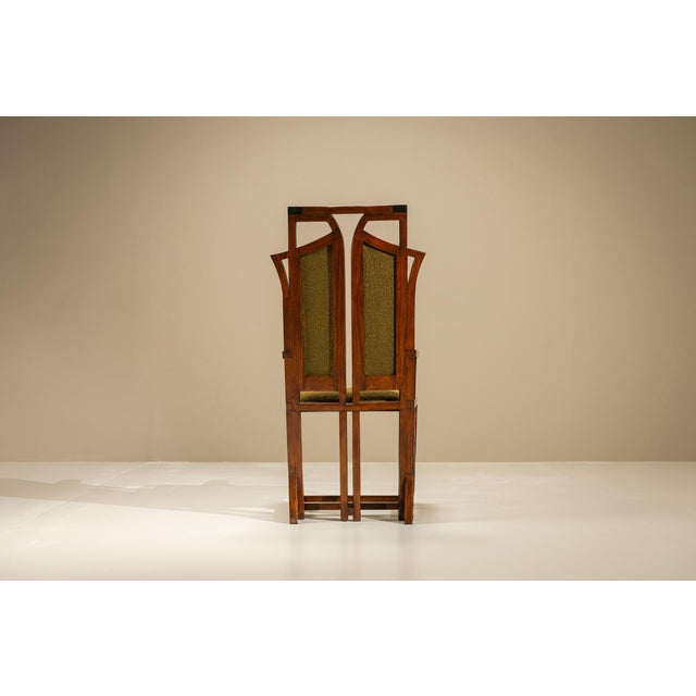 Dark Art Nouveau Armchair For Sale - Image 5 of 15