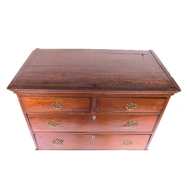 Late 18th / Early 19th C. New England Chest On Chest. c. 1780-1810, in the Chippendale-Federal Taste, Likely Massachusetts...