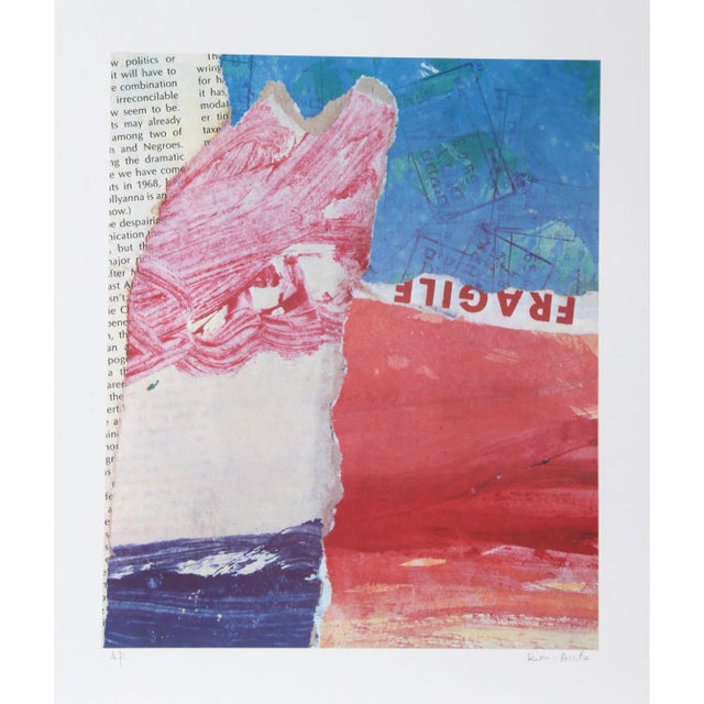 Contemporary "Untitled 1" Lithograph by Ben Aritz For Sale - Image 3 of 3