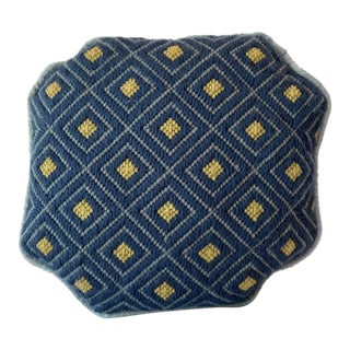 Vintage Petite Needlepoint Pillow For Sale