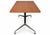 Black Walnut & Steel Counter Height Table with Rectangular Top on Twin Supports by Charles & Ray Eames for Herman Miller, 1970s For Sale - Image 8 of 10