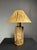 Mid-Century Boho Cork Table Lamp with Raffia Shade in the style of Ingo Maurer, 1970s For Sale - Image 13 of 18