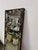 Glass Mirror with Brown Frame, 1950s For Sale - Image 3 of 6