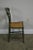 High Quality American Made Pair of Hand Painted Side Chairs with Caned Seats
