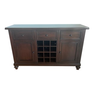 Pottery Barn Solid Mahogany Montego Buffet For Sale