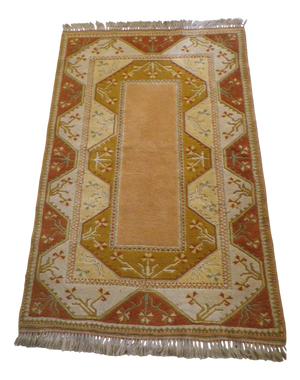 Anatolian Wool Rug from Milas, Turkey, 1990s
