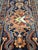Antique Farahan Sarouk Carpet, Handmade Oriental Rug, Red, Navy, Fine Details For Sale - Image 15 of 17