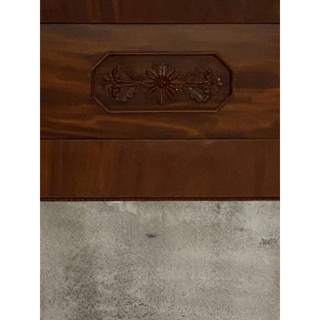 Early 19th Century Danish Empire Mahogany Mirror Circa 1840 For Sale - Image 5 of 7