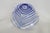 Mid Century Modern Murano Art Glass Serving Bowl With Cobalt Blue Striping 4860b For Sale - Image 10 of 12