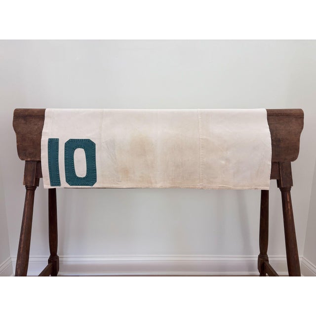 English 1960s Vintage Racehorse Saddle Cloth, Large #10 For Sale - Image 3 of 9