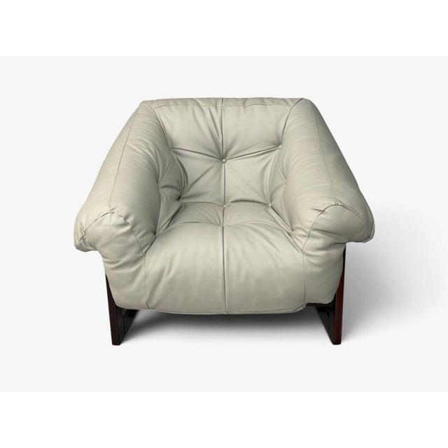 Gray Percival Lafer, Mp-93 Lounge Chairs, Rosewood, Leather, Brazil, 1960s For Sale - Image 8 of 16