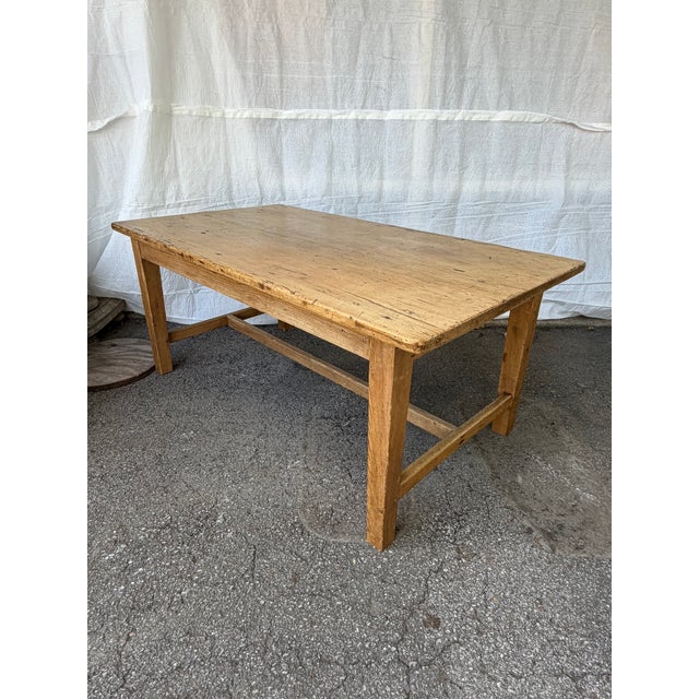 Wood 19th Century Pine Coffee Table For Sale - Image 7 of 13