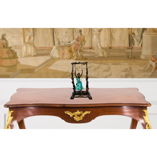 "Girl on a Swing" Sculpture by Auguste Moreau For Sale - Image 14 of 18