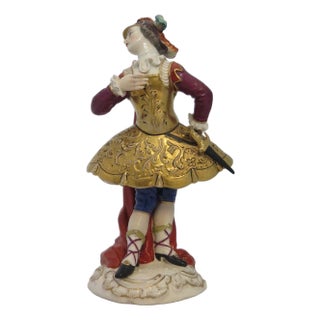 Vintage "Campy" Porcelain Courtier For Sale