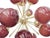 Fabio Ltd 21st Century Diciotto Polished Brass Frosted Amethyst Murano Sputnik Chandelier by Fabio LTD For Sale - Image 4 of 4