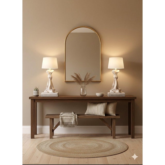 1970s Drapped Knotted Table Lamps After John Dickinson For Sale - Image 15 of 16