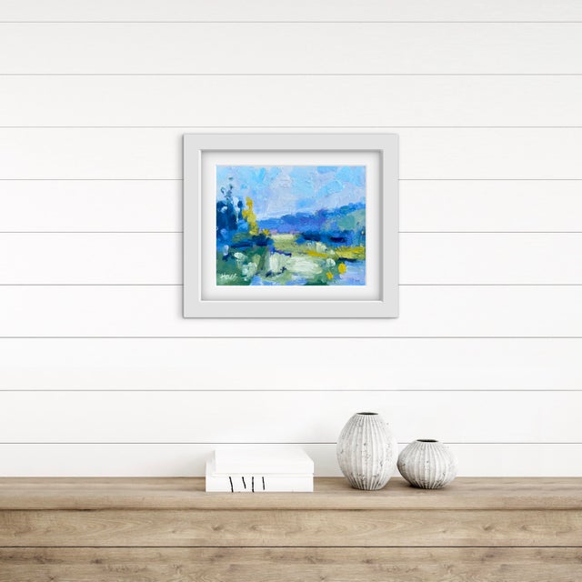 8 x 10 oil on linen panel Signed: Haas Unframed. Frames shown are sample only An original impasto oil painting with...