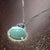 Blue Persian Turquoise Sapphire Diamond Necklace 17" 14k WG 19.03 TCW Certified For Sale - Image 8 of 15