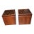 1960s Pair of Mid-Century Modern Lane Furniture Cube Storage Ottomans For Sale