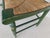 Wood L Hitchcock Green Rush Bottom Stenciled Chairs - A Pair For Sale - Image 7 of 17