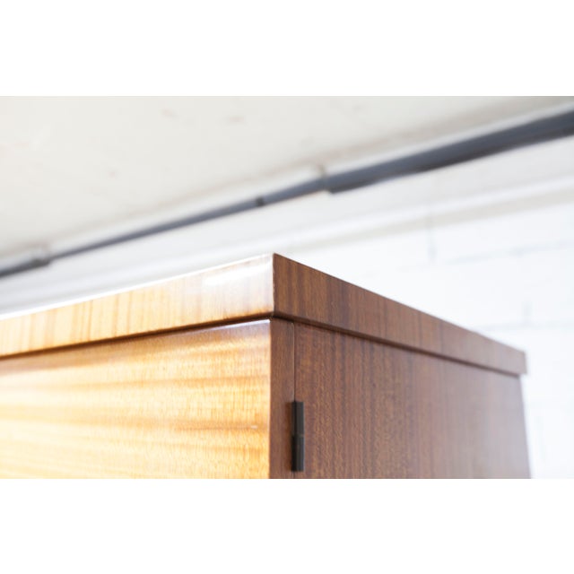 Scandinavian Wardrobe in Light Varnished Wood, 1960s For Sale - Image 4 of 18