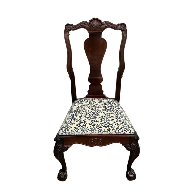 Wood Set of 8 Bernhardt Centennial Collection Chippendale Mahogany Dining Chairs For Sale - Image 7 of 9