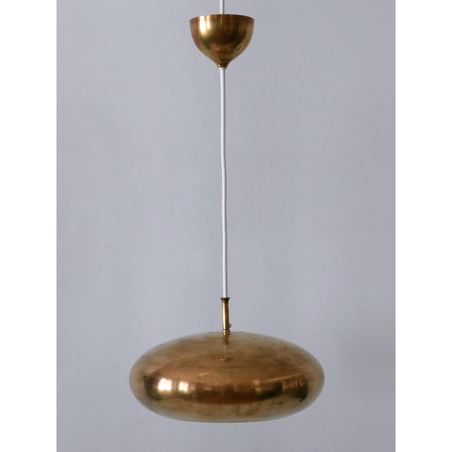 1960s Mid-Century Modern Brass Pendant Lamp by Falkenbergs Belysning, Sweden, 1960s For Sale - Image 5 of 18