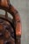 Brown English Cowhide Chesterfield Swivel and Tilt Button Office Chair For Sale - Image 8 of 16