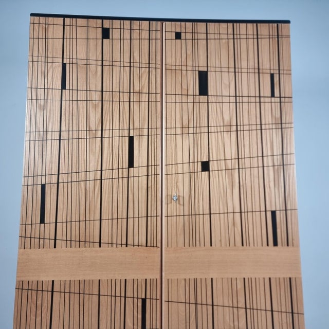 Wood Vintage Wardrobe by Francisek Mezulanik, 1970s For Sale - Image 7 of 14
