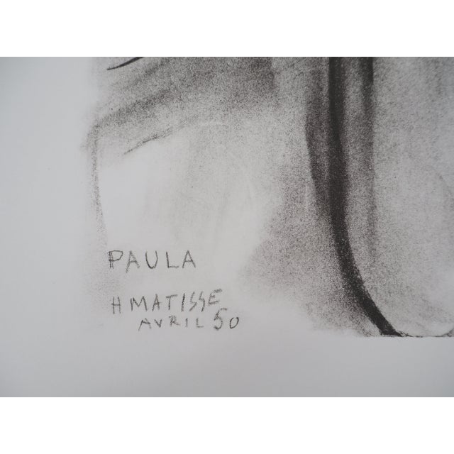 Henri Matisse, Paula, Lithograph For Sale - Image 5 of 6