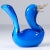 Italian Glass Duck from Mazzega, 1970s, in Very Good conditions. Designed 1970 to 1979 This piece has an attribution mark,...