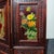 Mid 20th Century Vintage Chinese Huali Rosewood Table Screen | Four Gentlemen Motif & Calligraphy For Sale - Image 5 of 10