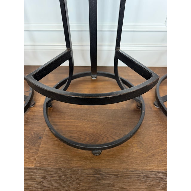 Vintage Shaver-Howard Swivel Counter Stools, Set of Four, Circa 1970s For Sale - Image 13 of 15