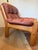 Mid-Century Modern Teak & Leather Framed Armchair. There are no markings but I believe it is the Ekornes Montana chair...