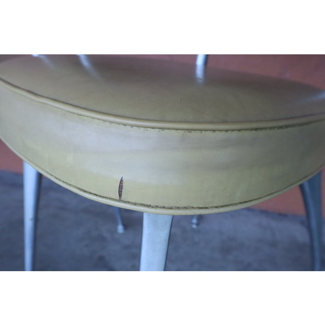 Four MCM Shelby Williams Antelope Chairs With Mustard Yellow Vinyl For Sale - Image 13 of 14