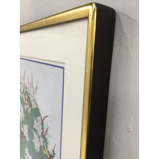 “Tu B’Shvat” Framed 1981 Serigraph by David Sharir For Sale - Image 10 of 13