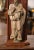 18th Century French Polychrome Carved Moses Sculpture in Gothic Oak Shrine For Sale - Image 4 of 12