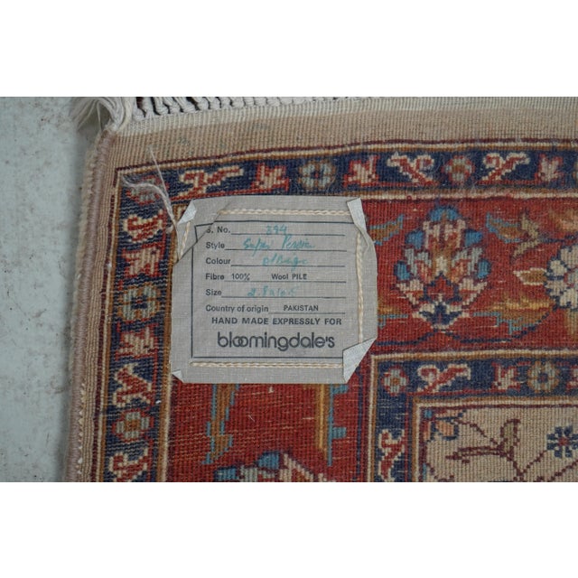 1950s Bloomingdales Vintage 3 X 11 Oriental Runner Rug For Sale - Image 11 of 11