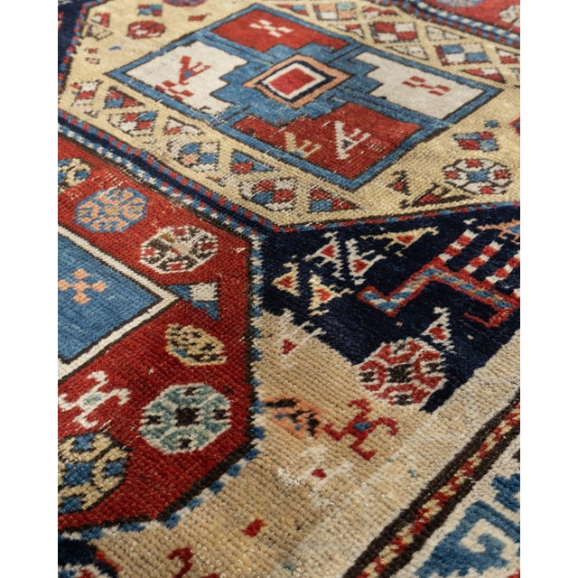 Antique Oriental Animal Design Runner Rug 3'4 X 8'5 For Sale - Image 14 of 17