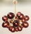 Fabio Ltd 21st Century Ovale Natural Brass Amethyst Bubbles Murano Sputnik Chandelier by Fabio LTD For Sale - Image 4 of 6