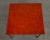 Midcentury Bronze and Red Lacquer 2-Piece Dining Table on Casters For Sale In New York - Image 6 of 12