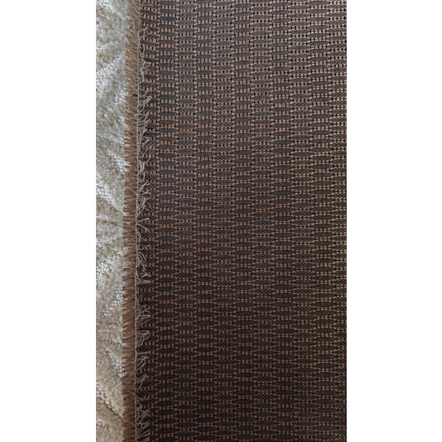 Knoll Knoll Textiles Bandwidth Upholstery Fabric 8 Yards Geometric Brown Black Modern Contract For Sale - Image 4 of 6