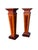 Late 20th Century Late 20th Century Pair Mahogany Inlaid Pedestals For Sale - Image 5 of 15