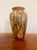 Vintage Drip Glaze Studio Pottery Vase in Orange & Ash Tones For Sale - Image 4 of 6